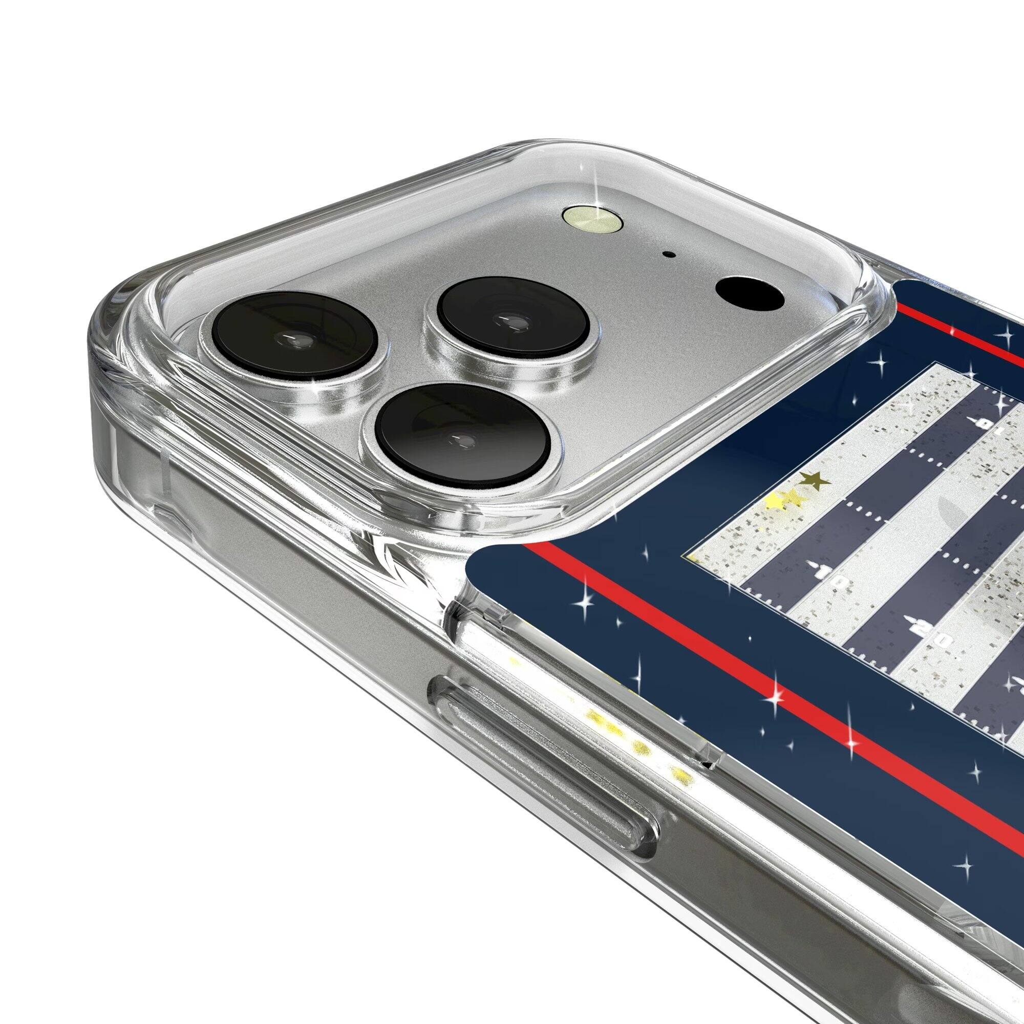 Alt View 2. Keyscaper - iPhone Field Design Glitter Case - 16 Pro Max - Multicolor.