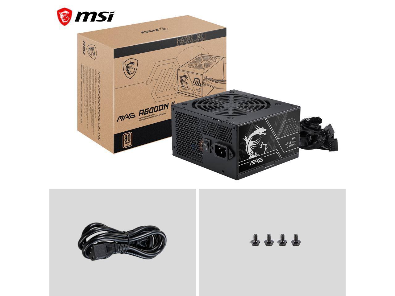 MSI ISLLA I1N1 Micro FT Star Star International MAG A600N - Co., Ltd. 80 PLUS Jm SEM GAMING MAG