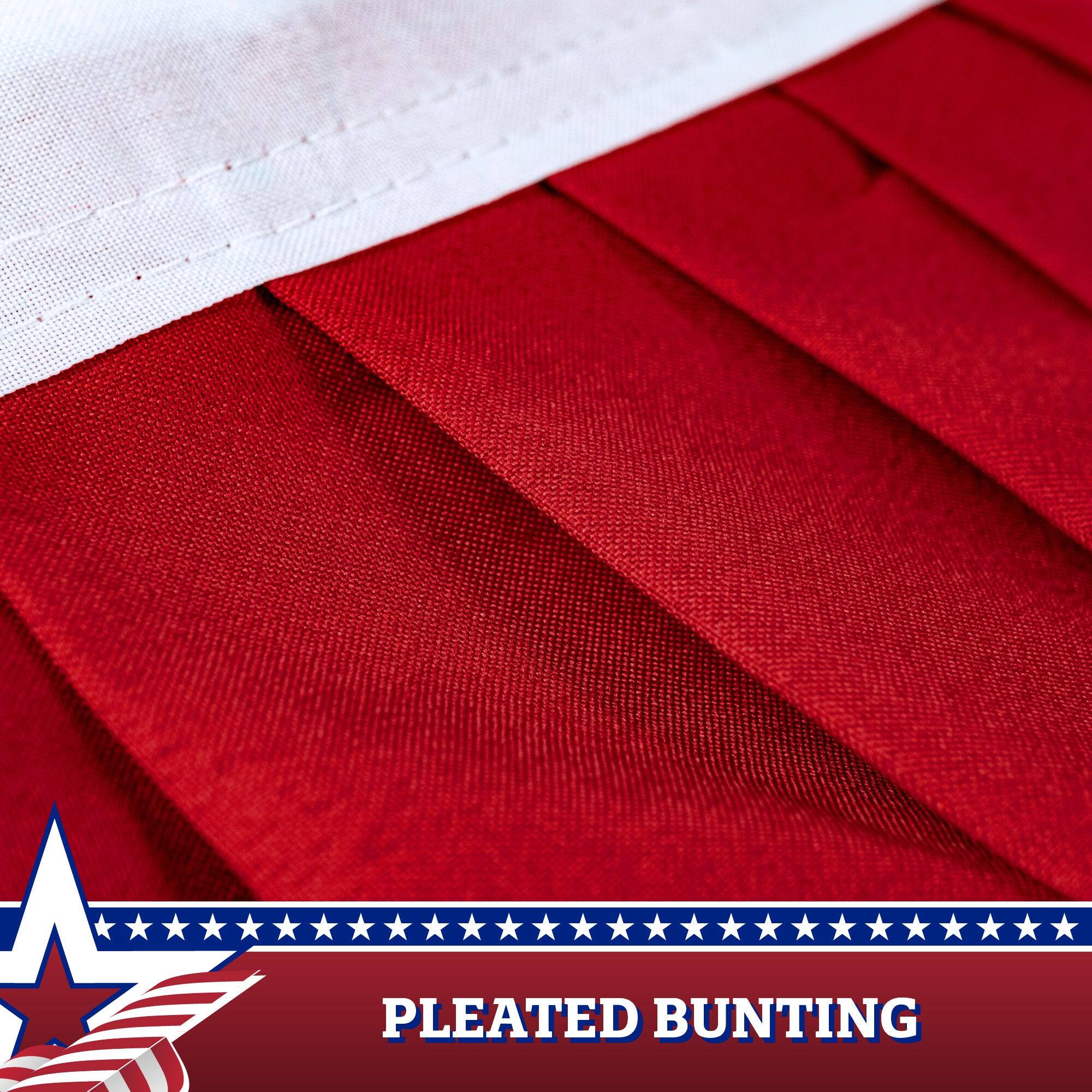 PLEATED BUNTING