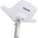 Angle. Tram - Digital HDTV Amplified Outdoor Antenna for Home or RV Head Replacement - White.