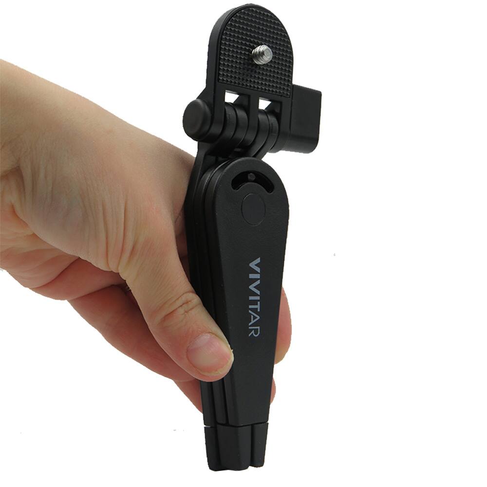 Alt View 3. Vivitar - Vivitar compact Selfie Video Tripod - Black.