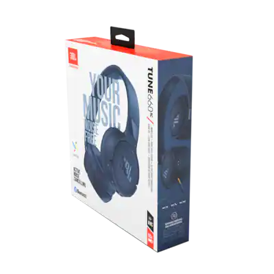 JBL Tune 660NC On Ear Noise Cancelling Wireless Headphones Blue JBL Tune 660NC On Ear Noise Cancelling Wireless Headphones Blue