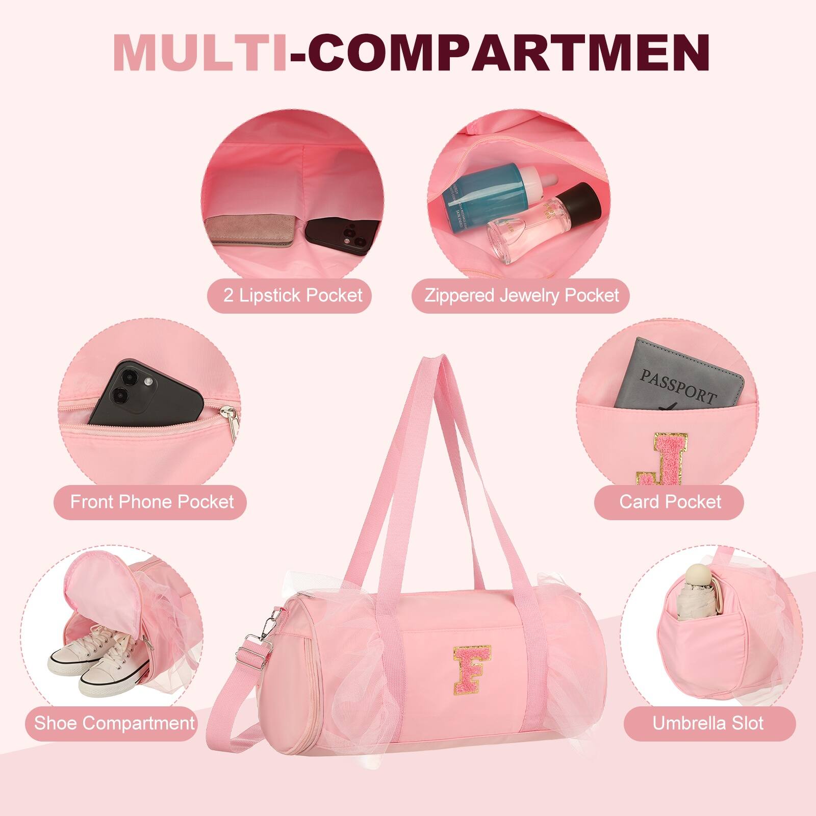 Unique Bargains Small Cute Personalized Lace Dance Bag with Adjustable ...