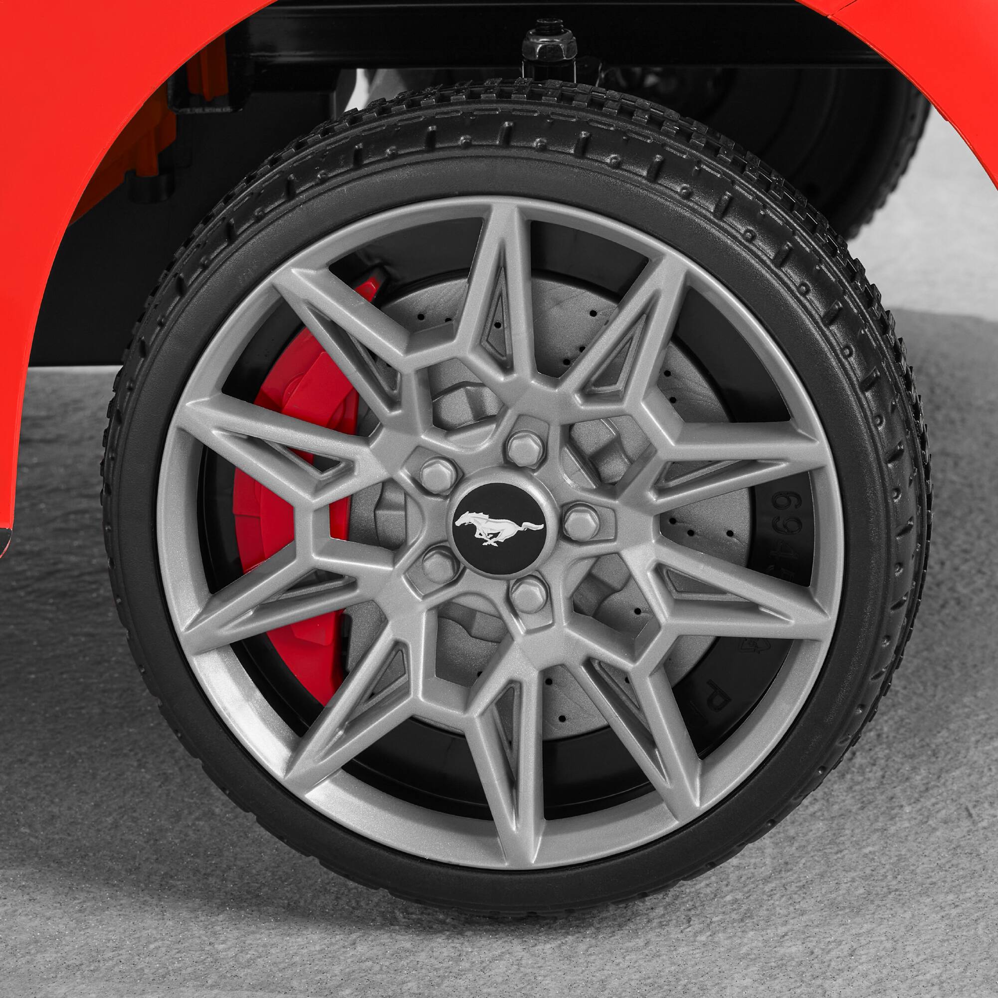 Alt View 7. Best Choice Products - Best Choice Products Kids 12V Electric Ride-On Car Officially Licensed Ford Mustang w/ Remote, LED Lights - Red - Red.