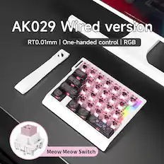 AK029 Wired version
RT0.01mm | One-handed control | RGB
Meow Meow Switch