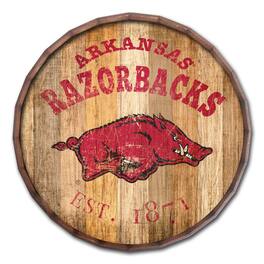 Fan Creations - Arkansas Razorbacks 24'' Established Date Barrel Top - Multicolor
