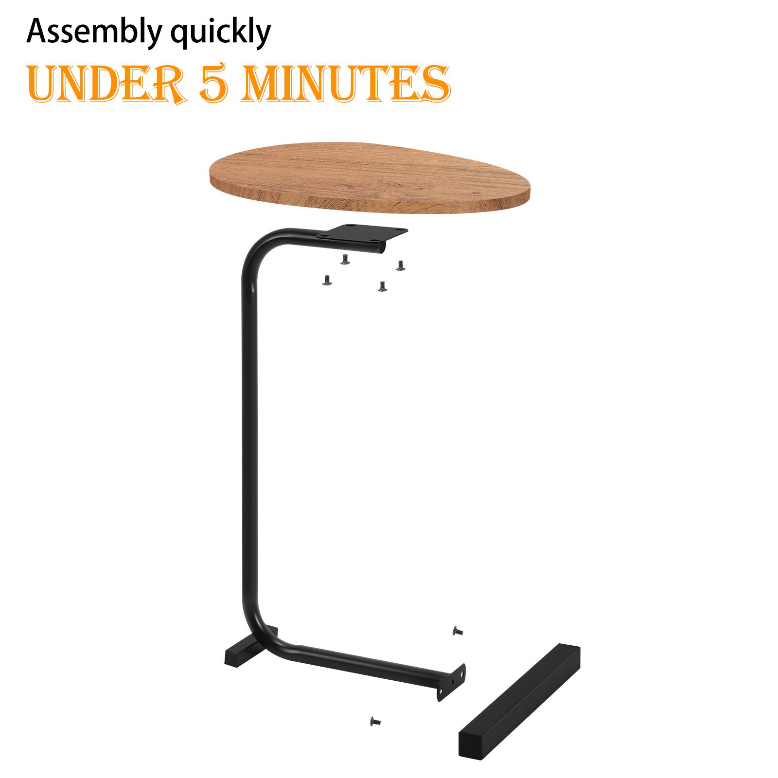 Assembly quickly  
UNDER 5 MINUTES
