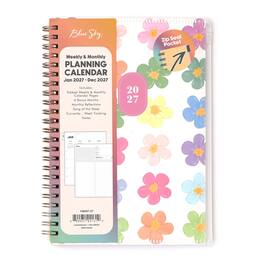 Blue Sky - Gen Z 2027 Weekly & Monthly Planner Calendar, 5"x8", Capri
