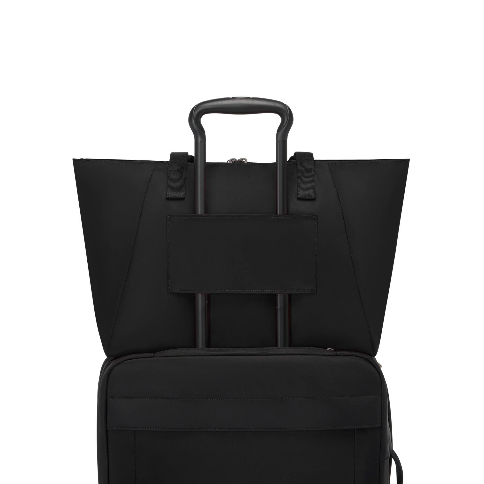 Alt View 1. TUMI - Voyageur Just In Case Medium Tote Bag - Black/GunMetal.