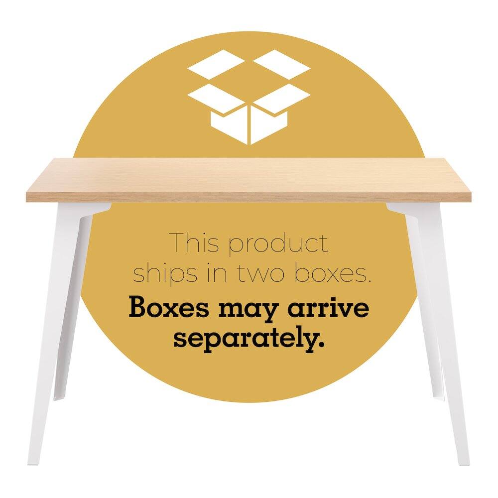 This product ships in two boxes. Boxes may arrive separately.