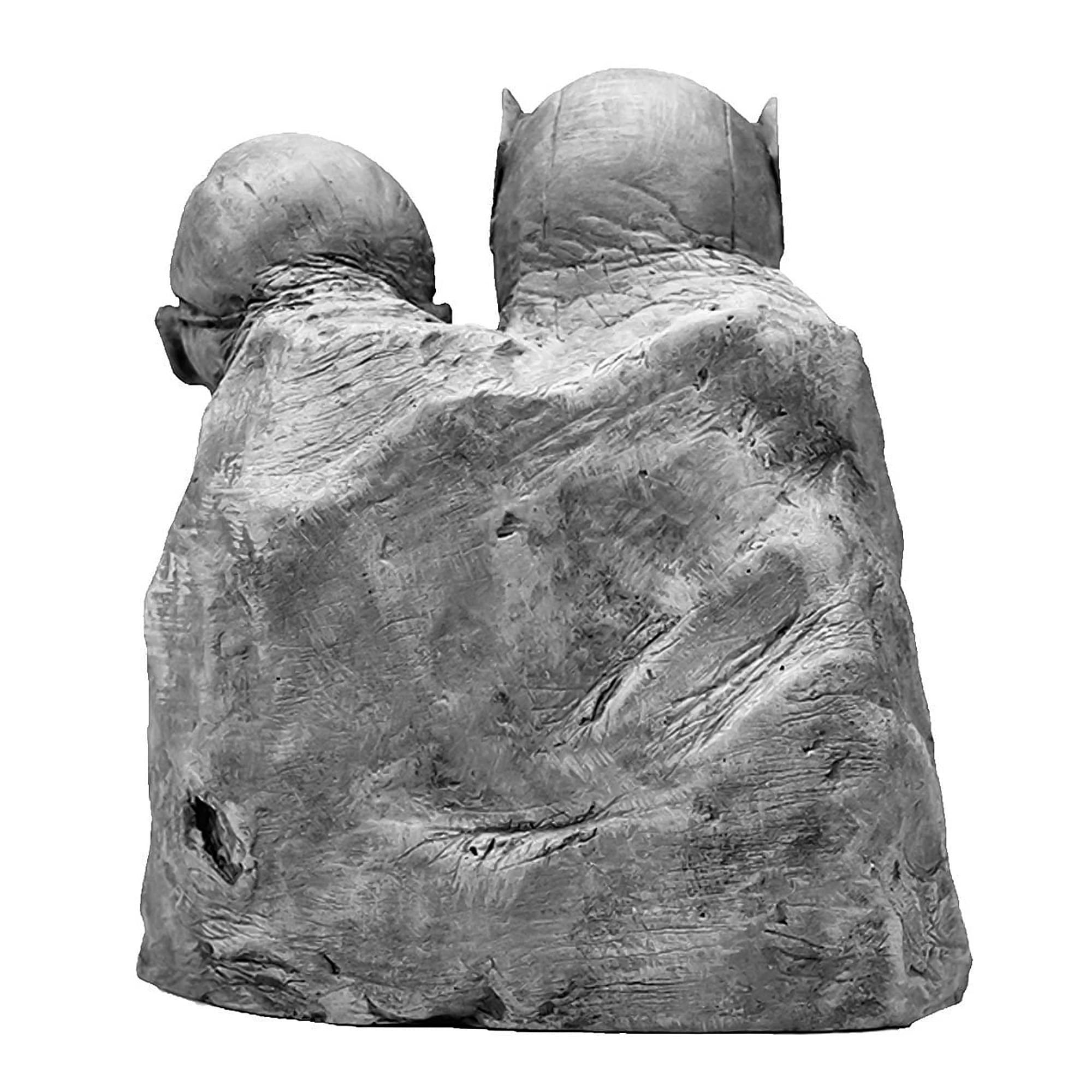Alt View 3. DC Universe - DC Comics Batman 1966 Dynamic Duo Monolith Statue - Gray.