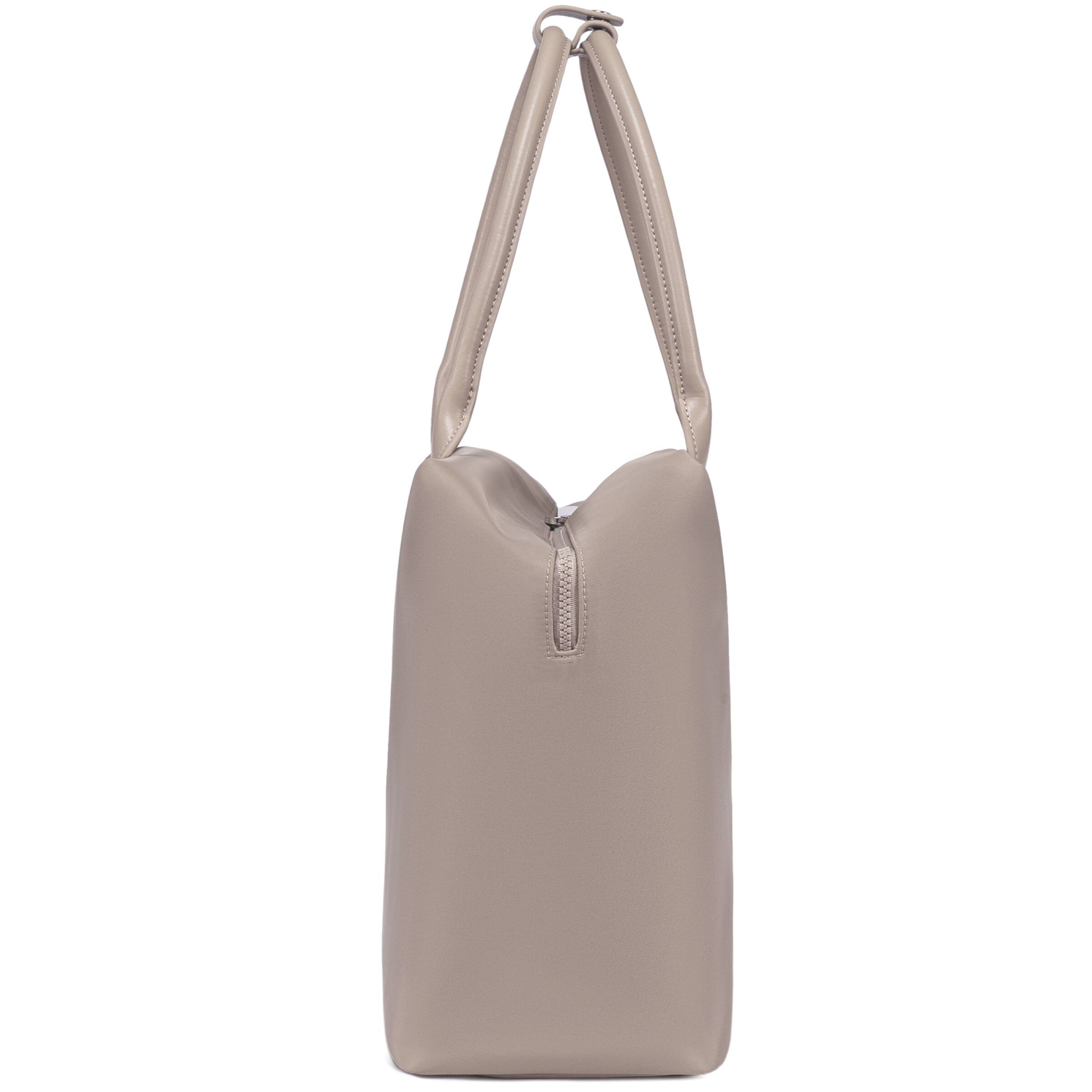 Alt View 5. Lux & Nyx - Lux & Nyx - Origami 15" Laptop Tote - Champagne Taupe - Champagne Taupe.
