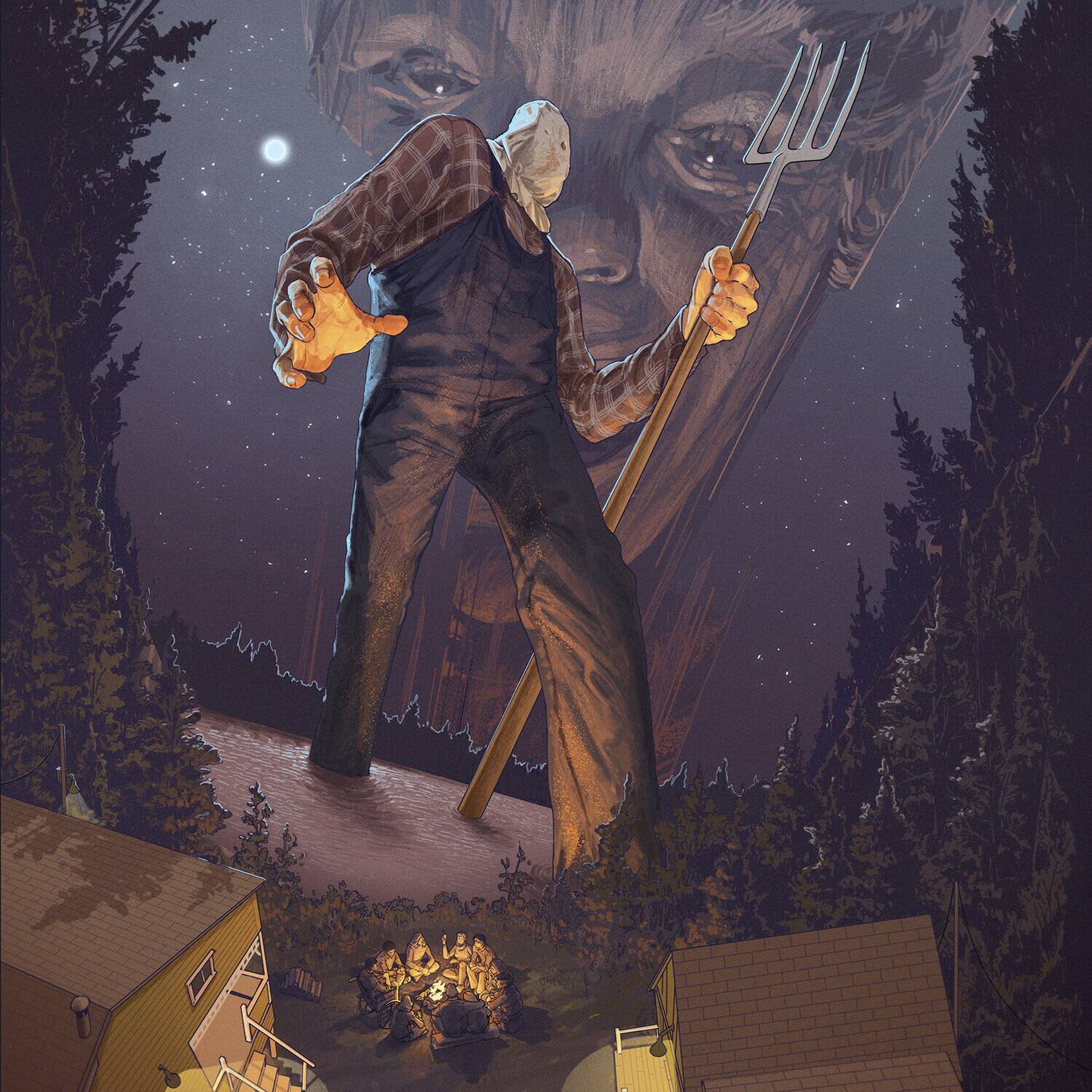 Front. Harry Manfredini - Friday The 13th Part II (Original Soundtrack)   - VINYL LP.