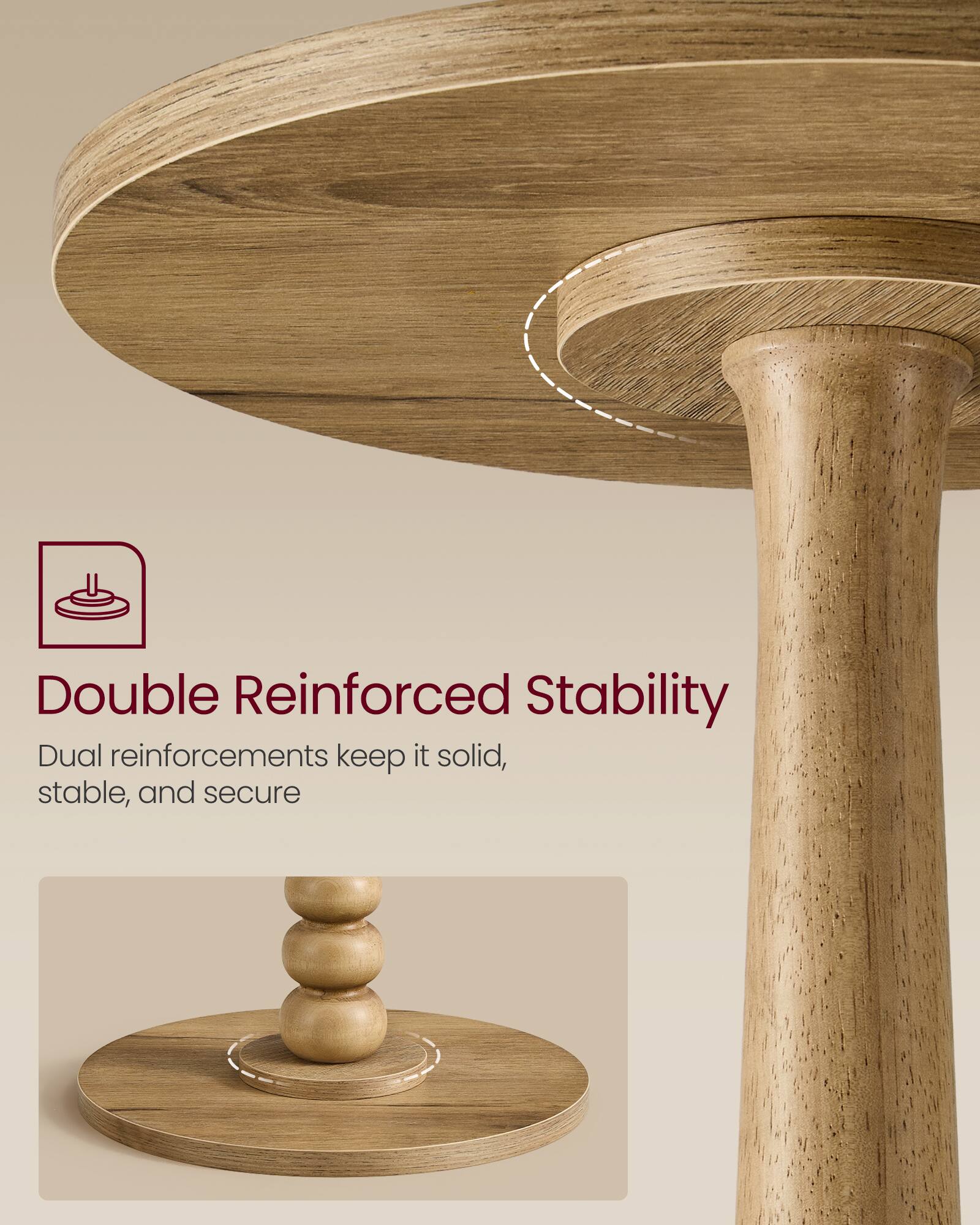 Double Reinforced Stability

Dual reinforcements keep it solid, stable, and secure