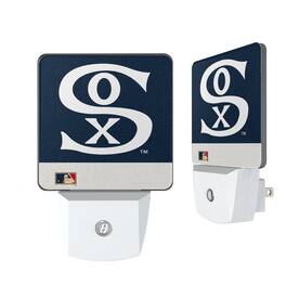 Keyscaper - Chicago White Sox Stripe Design Nightlight 2-Pack - Multicolor