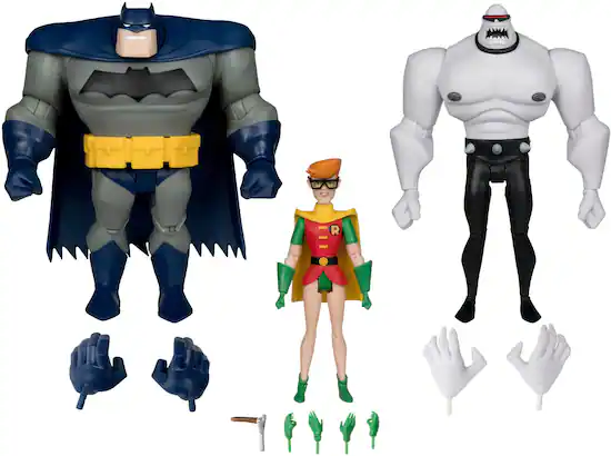 McFarlane Toys DC Direct New Batman Adventures 3pk Batman Mutant Leader and Robin Legends of The Dark Knight 17341 Best Buy