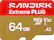 SANDISK Extreme PLUS Micro SD V30 XC I 64GB A2