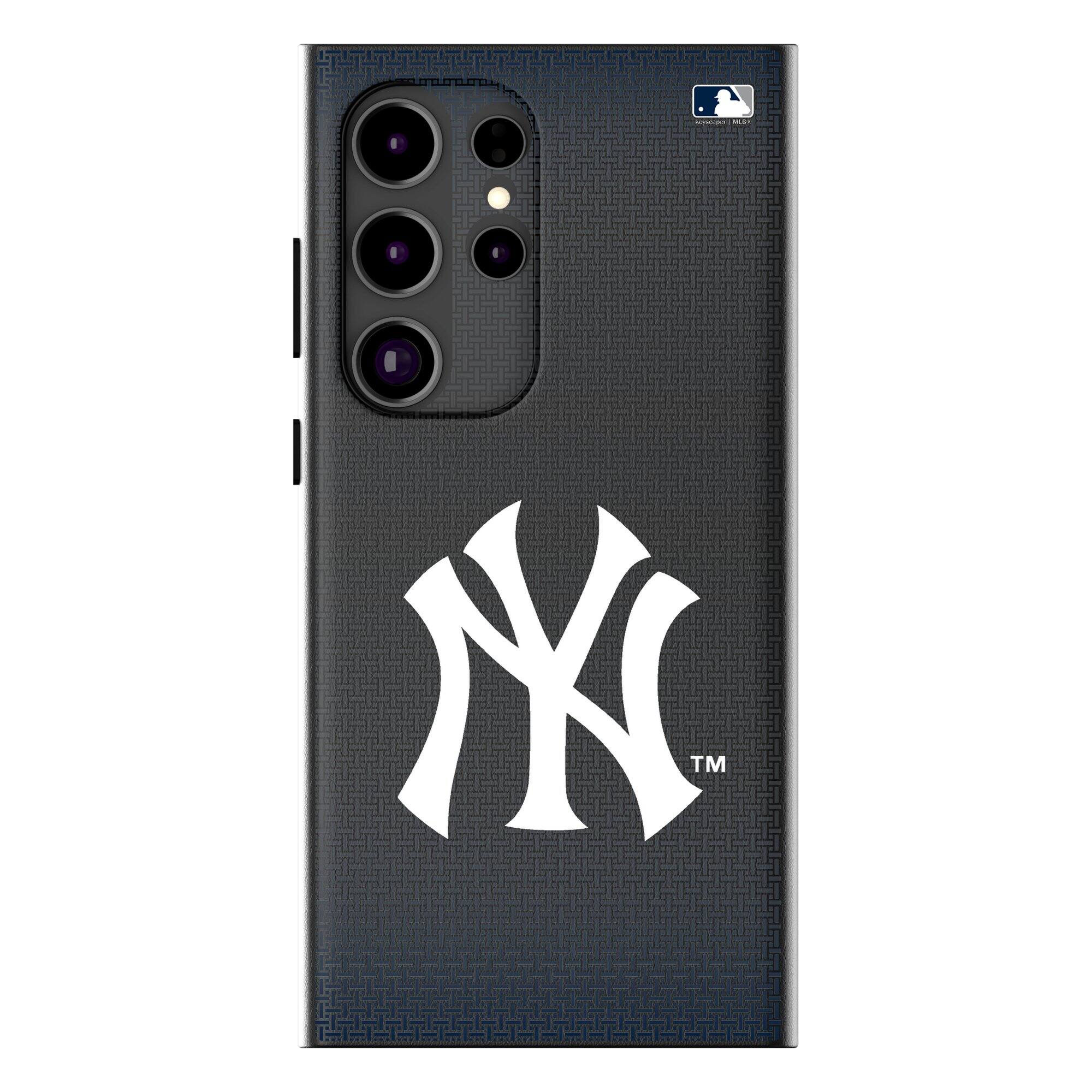 Keyscaper - MLB - New York Yankees Linen Galaxy Magnetic Bump Case - S25 - Black price history on PriceWatchPro