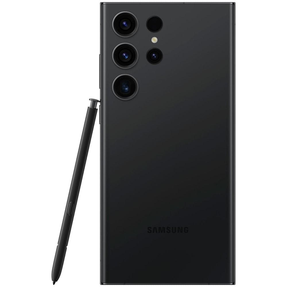 Left. Samsung - Galaxy S23 Ultra 5G S918U (Fully Unlocked) 256GB - Phantom Black.