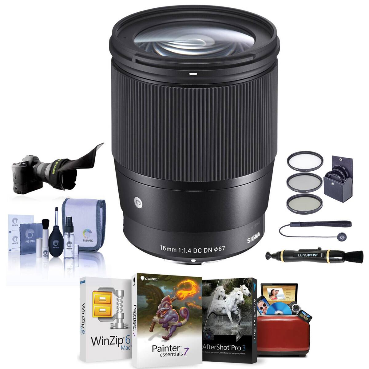 PRESPTC PROSPTID 16mm 1:1.4 DC DN 67 SIGMA LEN N  
Winzip R LR 10 Y WinZip6 6 Mac  
COREL Painter 7 essentials  
AfterShot Pro 3