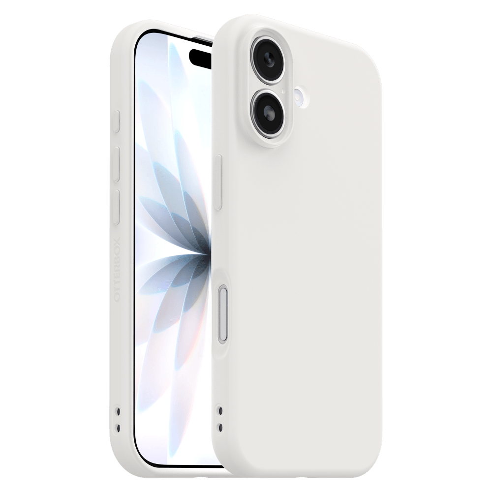 Front. OtterBox - Figura Series Case for Apple iPhone 17 - White.