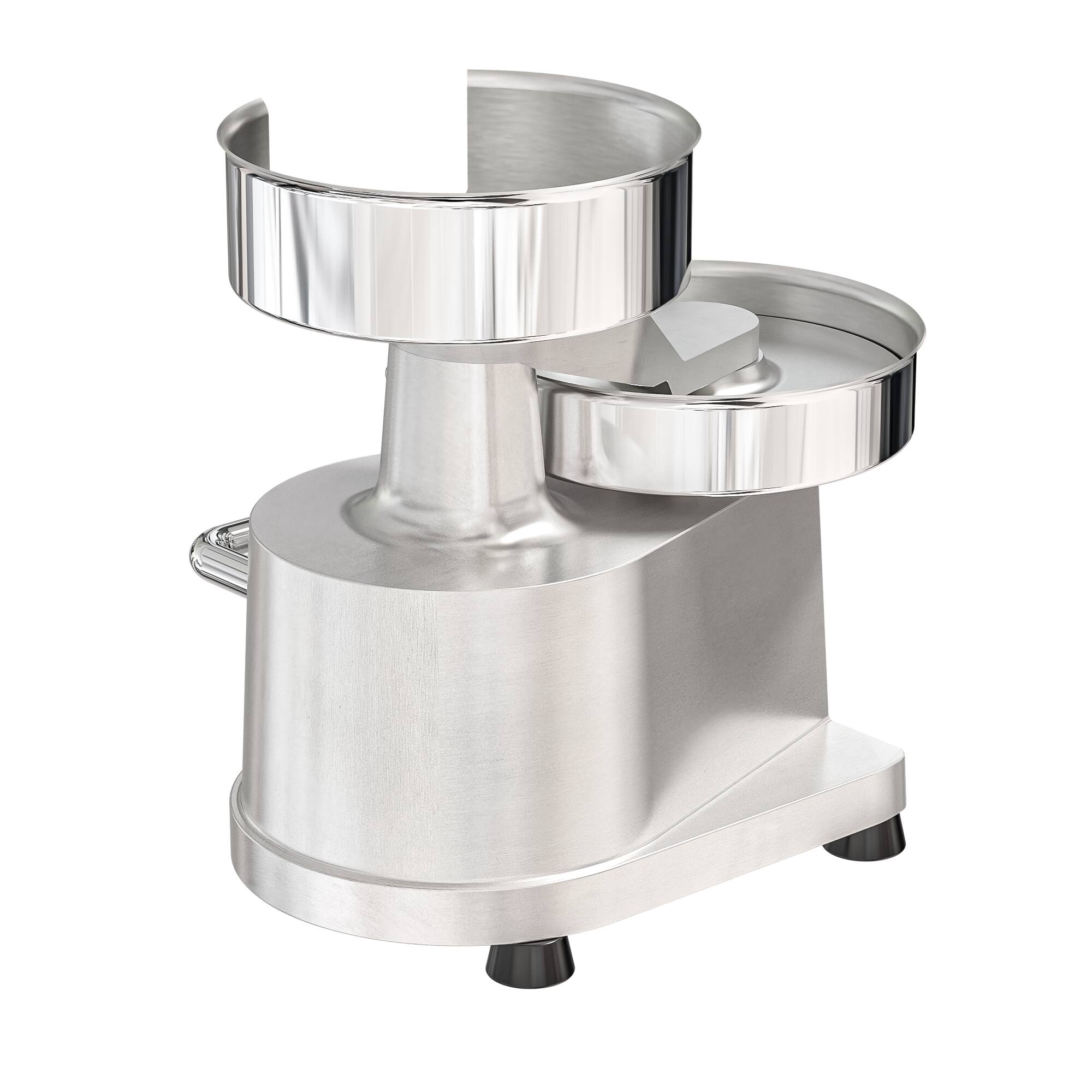 Alt View 2. Koolmore - 6 in. Heavy-Duty Hamburger Patty Molding Press with Handle, CHM-6. - Stainless Steel.