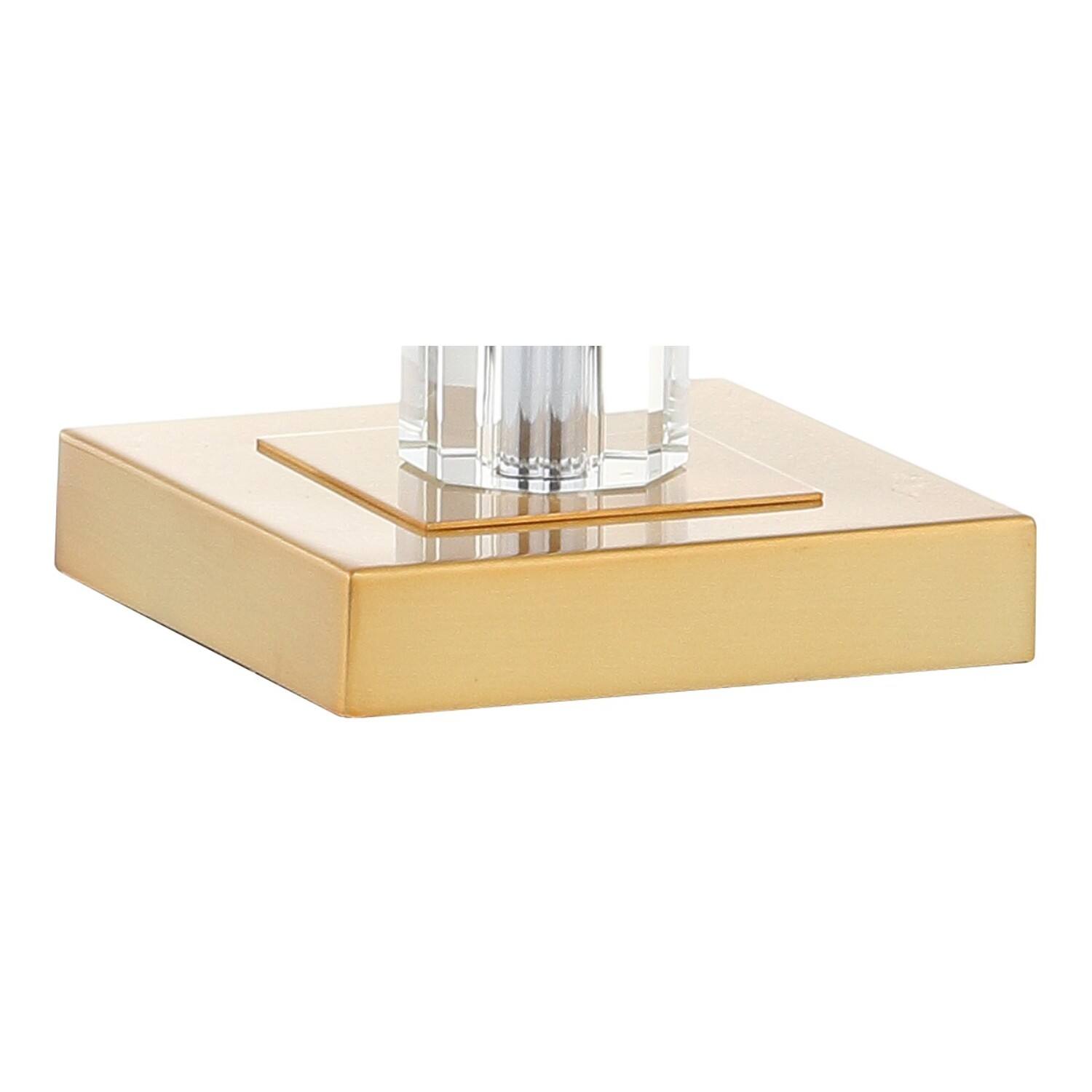 Alt View 7. Jonathan Y - Claire 28.5" Crystal LED Table Lamp, Clear/Brass (Set of 2) - Clear/Brass Gold.