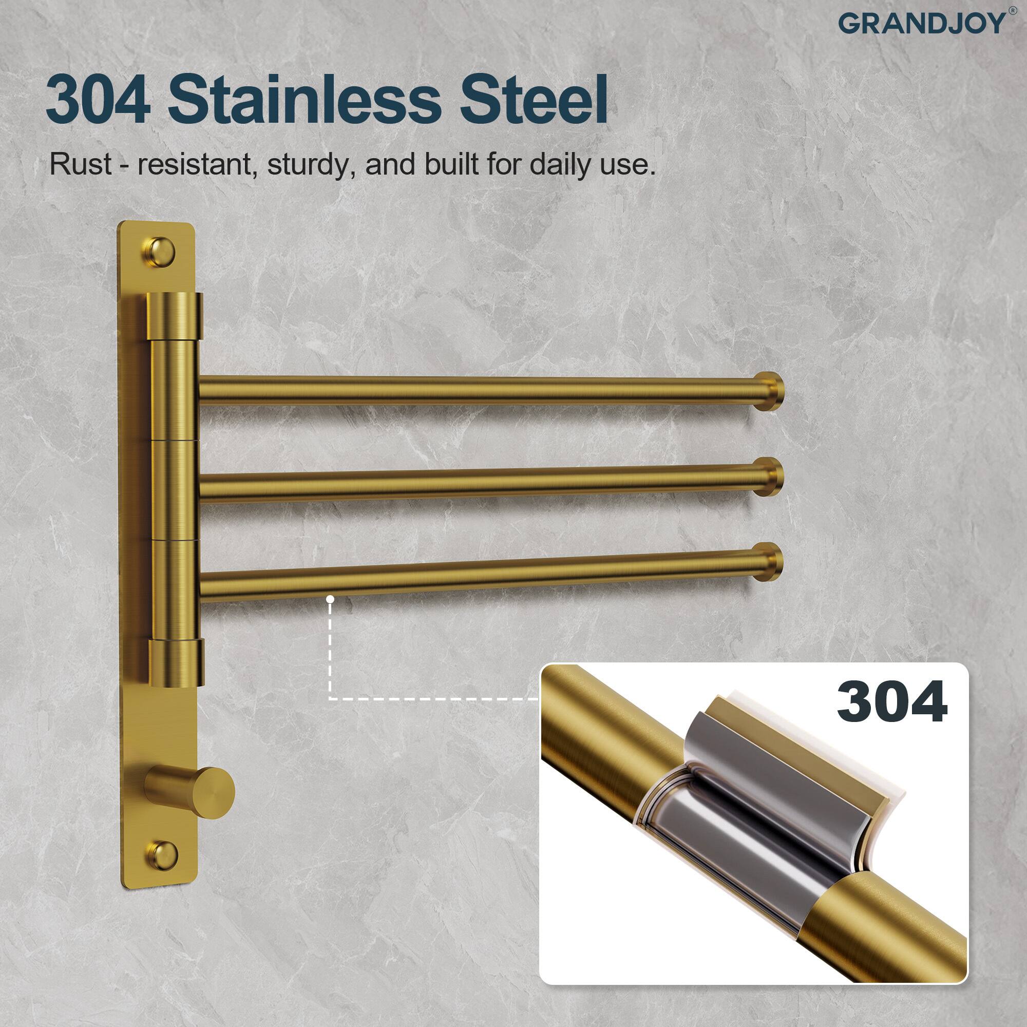 304 Stainless Steel  
Rust-resistant, sturdy, and built for daily use.  

GRANDJOY