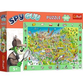 Trefl - Kids 100 Piece Puzzle - Spy Guy - Poland - The Treflik Family