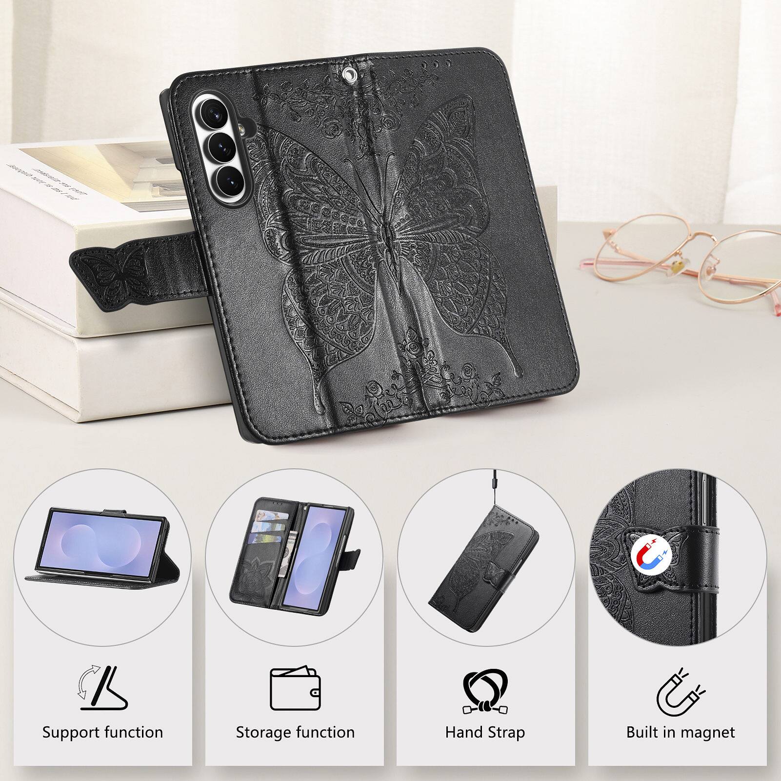 Support function  
Storage function  
Hand Strap  
Built in magnet