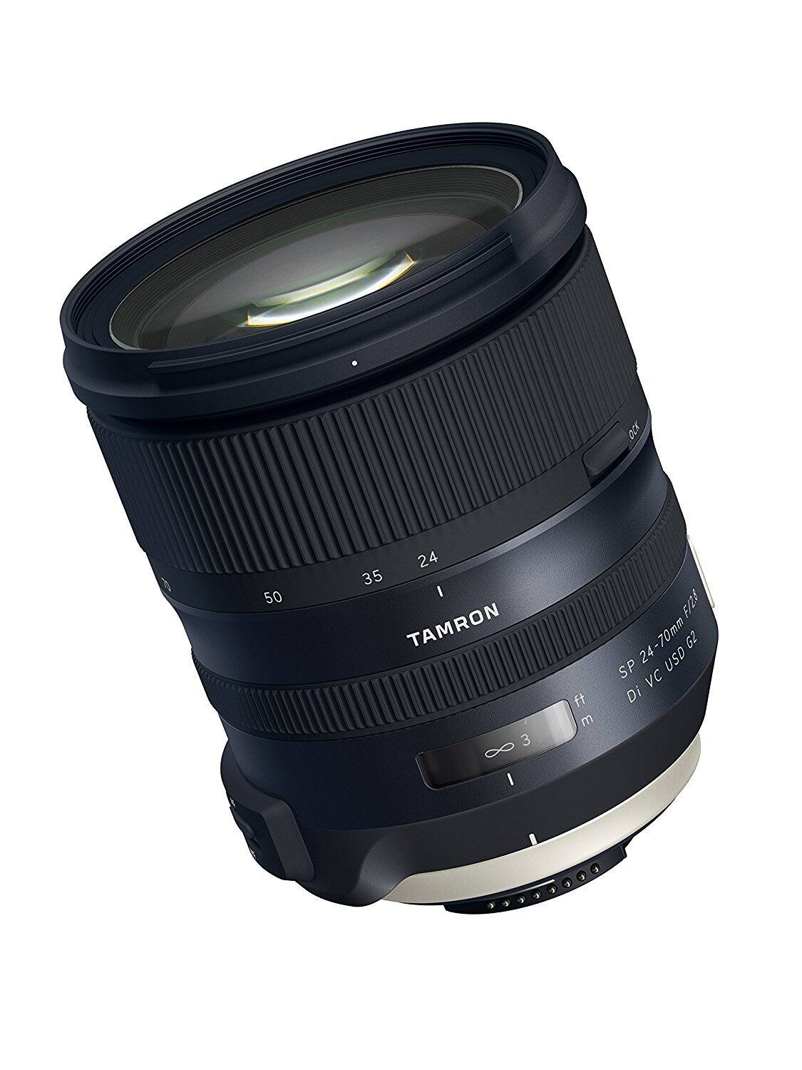 TAMRON  
SP 24-70mm F/2.8  
Di VC USD G2  
24-70mm  
F/2.8  
3 ft  
m  
∞