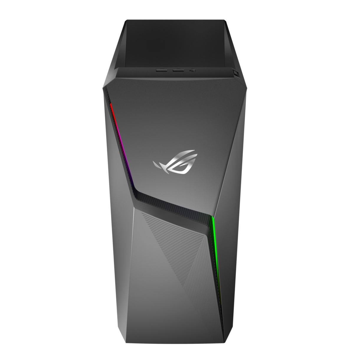 Alt View 2. ASUS - ROG Strix Intel Core i5-11400F 2.6 GHz 8GB DDR4 512GB SSD NVIDIA GeForce RTX 3050 Windows 11 Home Gaming Desktop - Gray.