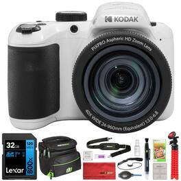 Kodak - PIXPRO Astro Zoom 20MP Digital Camera 40X Optical Zoom w/ 32GB Memory Card Kit