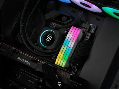 CORSAIR Vengeance RGB DDR5 RAM 32GB (2x16GB) 6000MHz CL30