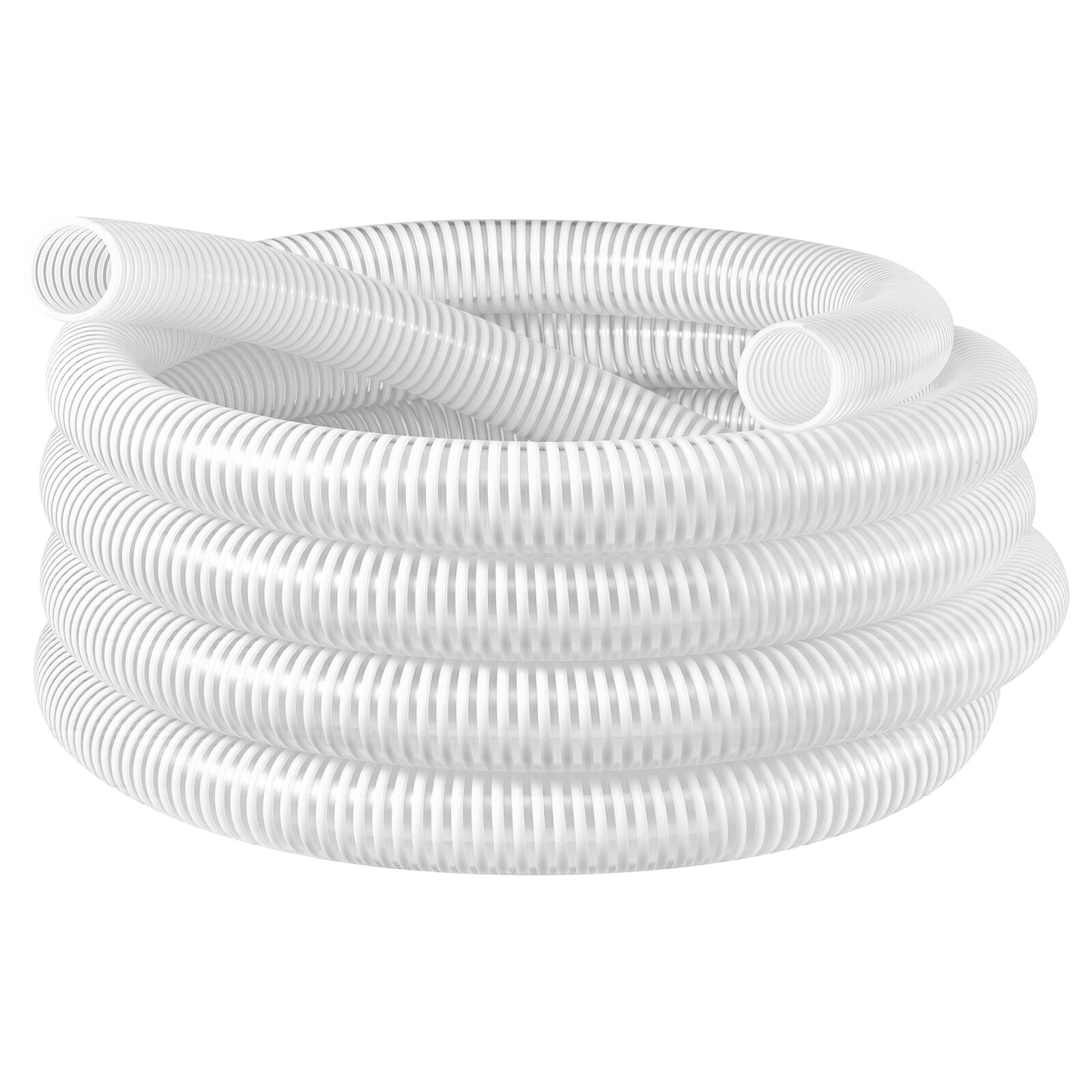 Alt View 5. VEVOR - Suction Hose 2" x 25 ft Heavy Duty PVC Suction Pump Hose Assembly, for Swimming Pools Trash Pump, Water Transfer - White.