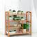 Alt View 15. Costway - 4 Tier Multifunction Bamboo Shoe Rack Boot Tower Shelf Storage Organizer Stand - wood.
