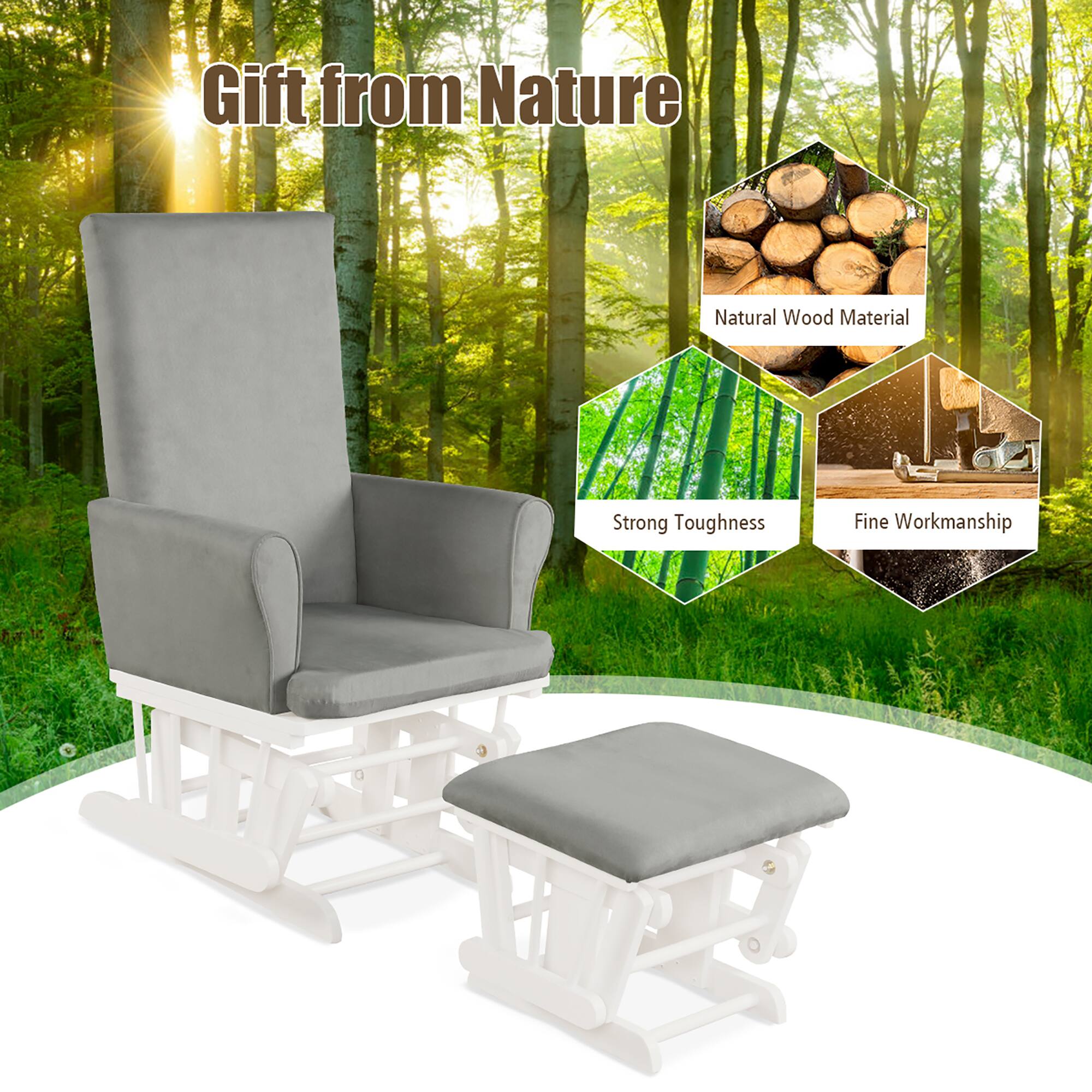 Gift from Nature  
Natural Wood Material  
Strong Toughness  
Fine Workmanship