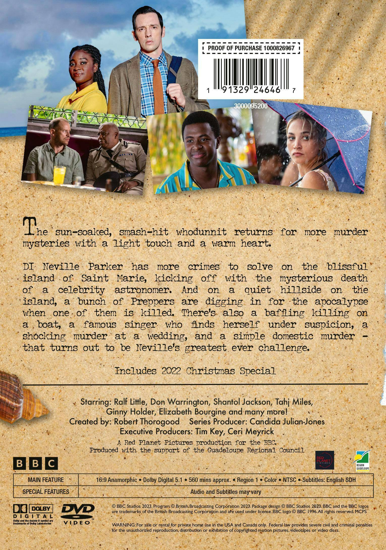 Back. Death in Paradise: Season Twelve (Box Set) [DVD].