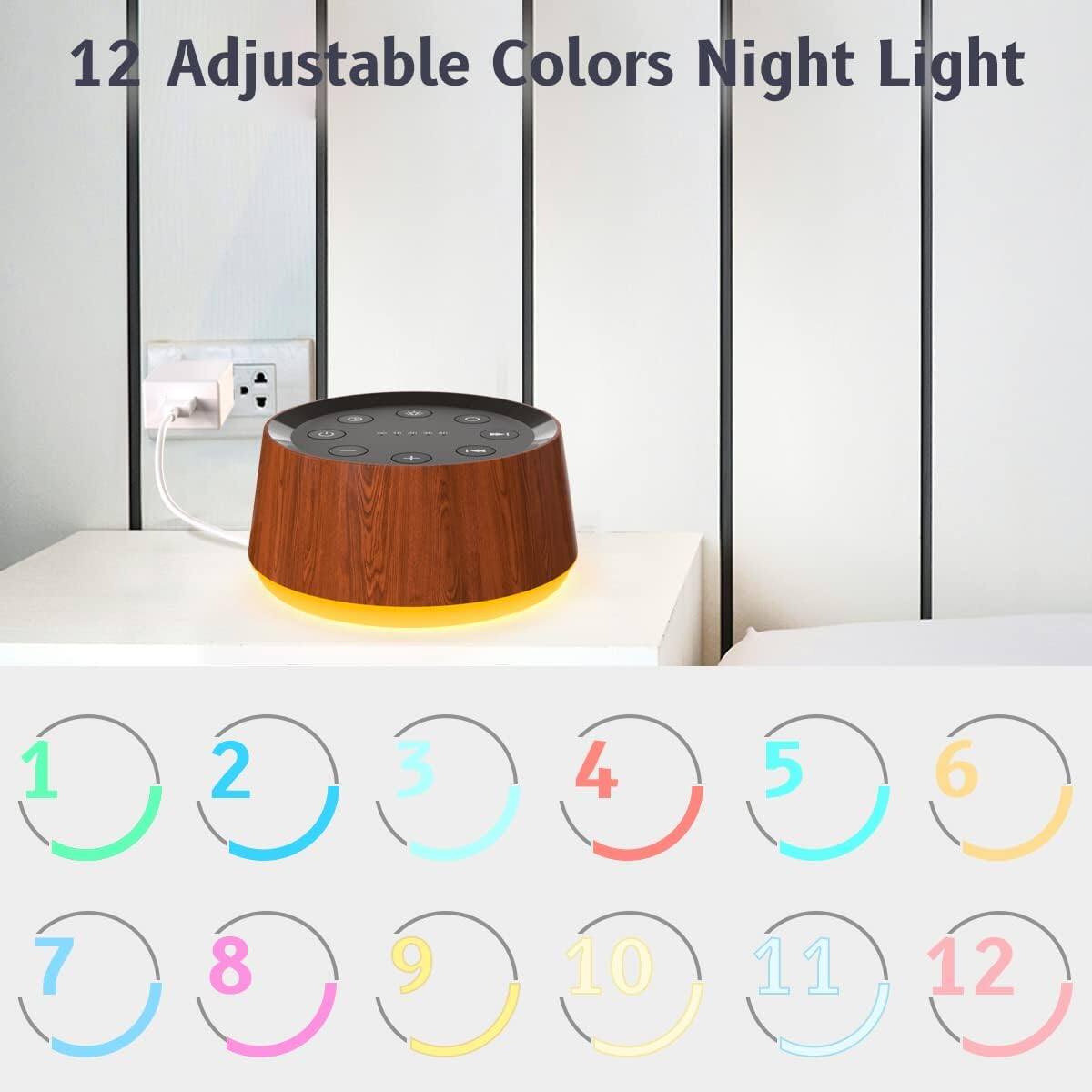 12 Adjustable Colors Night Light