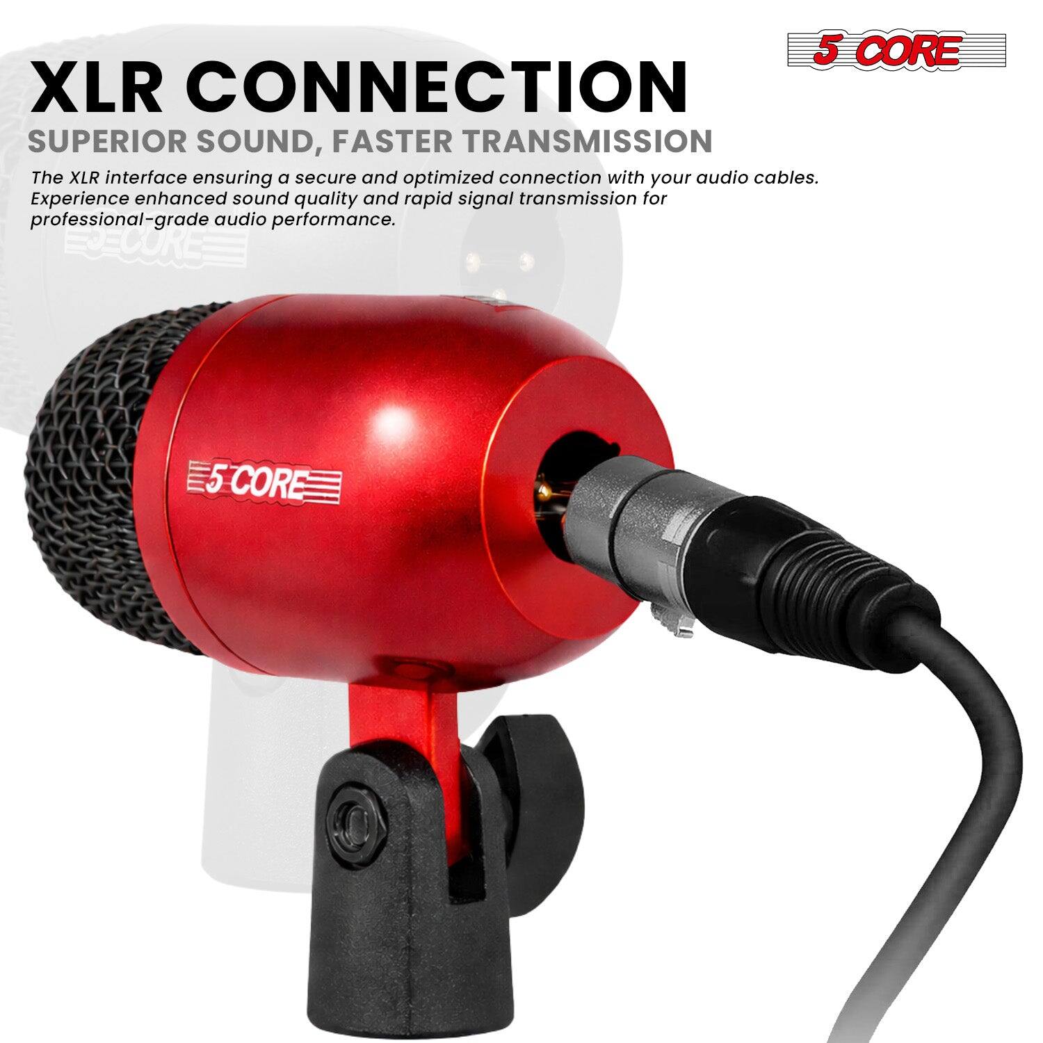 5 CORE XLR CONNECTION SUPERIOR SOUND, FASTER TRANSMISSION

The XLR interface ensuring a secure and optimized connection with your audio cables. Experience enhanced sound quality and rapid signal transmission for professional-grade audio performance.