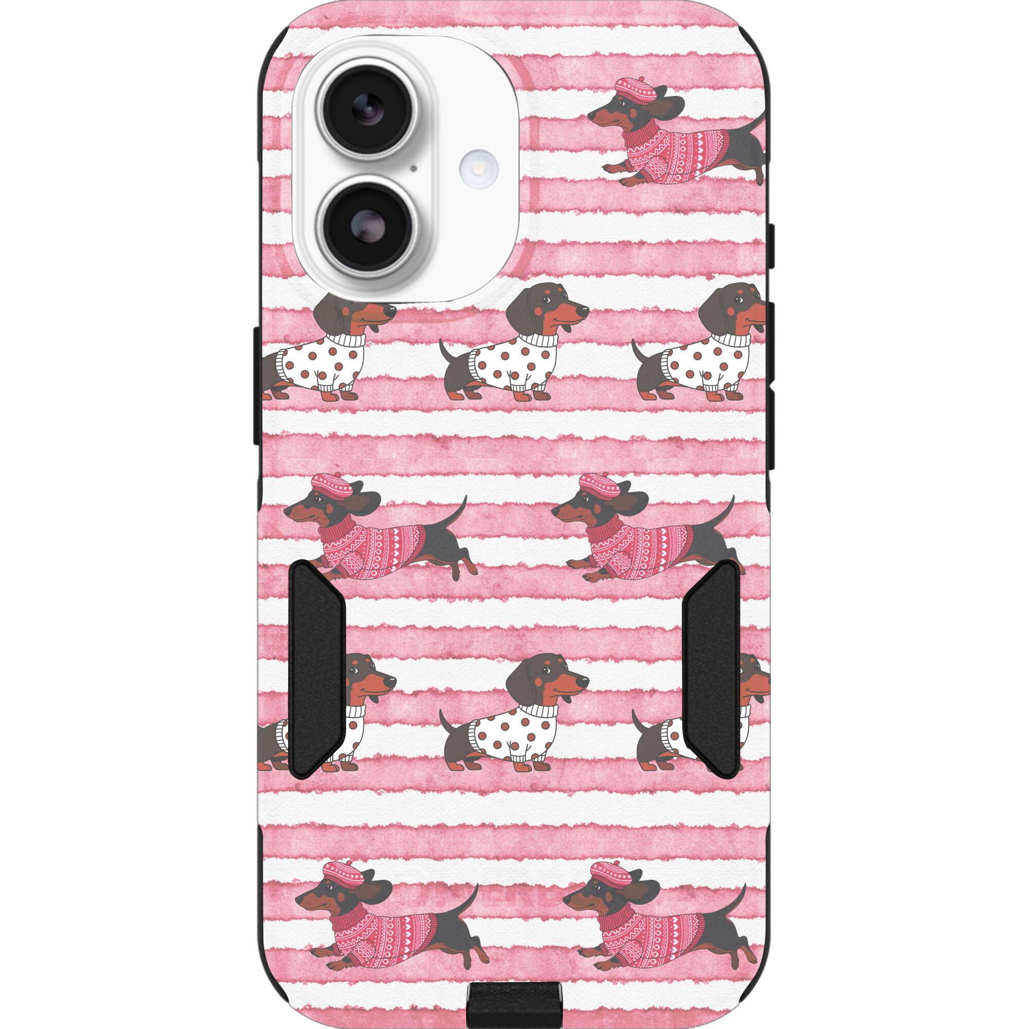 OtterBox - Artist Edition MagSafe Commuter Series Case for iPhone 17 - Dachshund