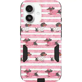 OtterBox - Artist Edition MagSafe Commuter Series Case for iPhone 17 - Dachshund