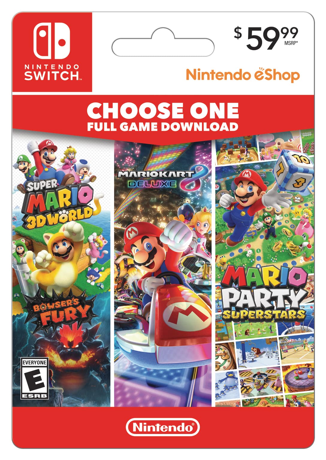 Nintendo - Choose One Mario price history on PriceWatchPro