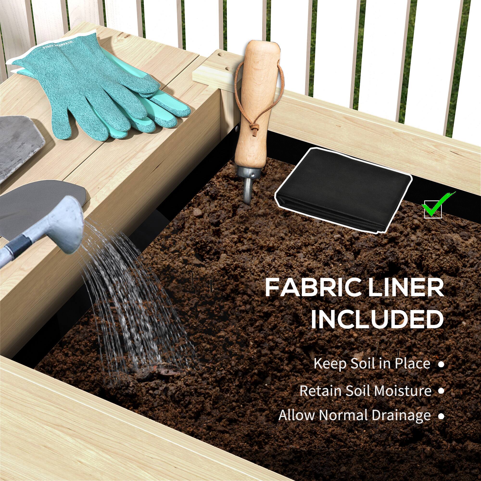 FABRIC LINER INCLUDED

- Keep Soil in Place
- Retain Soil Moisture
- Allow Normal Drainage