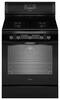 Whirlpool - 5.8 Cu. Ft. Self-Cleaning Freestanding Gas Convection Range - Black-Front_Standard