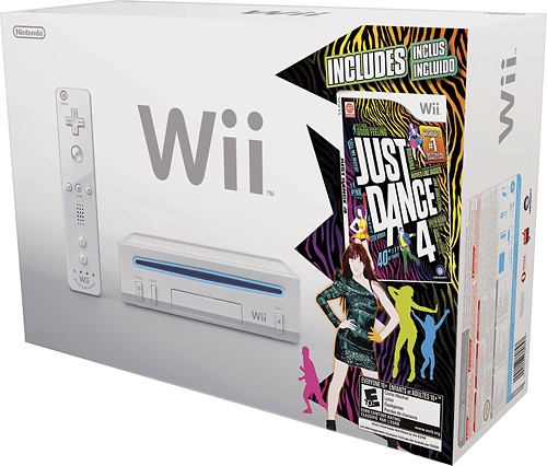 Wii U Console: 8GB Basic Pack Bundle - White (Includes Just Dance