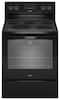 Whirlpool - 6.4 Cu. Ft. Self-Cleaning Freestanding Electric Convection Range - Black-Front_Standard