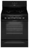 Whirlpool - 5.0 Cu. Ft. Self-Cleaning Freestanding Gas Convection Range - Black-Front_Standard
