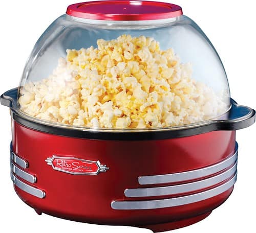 Front Standard. Nostalgia Electrics - Retro Series Stirring Popcorn Maker.