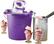 Front Standard. Nostalgia Electrics - 4-Quart Electric Ice Cream Maker - Purple.